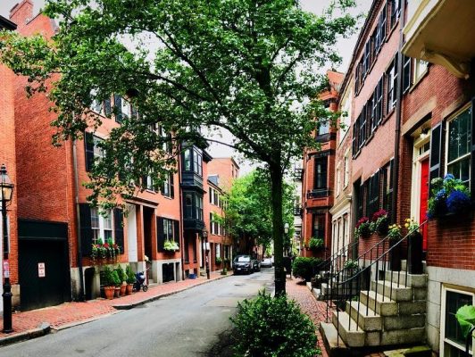 Beacon Hill Boston MA, West End Boston